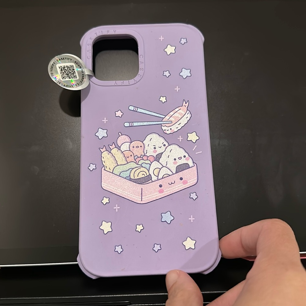 Casetify Lavender iPhone 12 Pro Case, Happy Bento by Becky Cas Ultra Compostable
